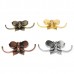 Alloy Butterfly Double Peg Door Wall Bathroom Hanger Hook