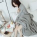 Wool Cotton Soft Blanket Knitting Warm Bedspread Sofa for Home Textiles