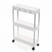 3 4 Tiers Slim Trolley Storage Holder Rack Desktop Organizer Kitchen Bathroom