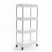 3 4 Tiers Slim Trolley Storage Holder Rack Desktop Organizer Kitchen Bathroom