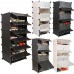 DIY Interlocking Boots Cabinets Shoe Storage Racks Cube Clothing Stand Organizer