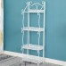 3 4 Layer Storage Rack Home Bathroom Shower Shelf Kitchen Bath Holder Organizer