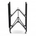 3 4 5 Layers Folding Shelf with Wheel Multifunctional Carbon Steel Storage Rack Kitchen Tool for Living Room Bedroom