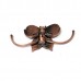 Alloy Butterfly Double Peg Door Wall Bathroom Hanger Hook