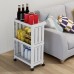 3 4 Tier Storage Cart Trolley Slide Out Rack Holder Home Kitchen Pull Out Shelf