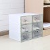 6Pcs Plastic Shoebox Drawer Shoes Storage Box Stackable Case Tidy Display Shoes Organizer