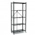 3 4 5 Layers Folding Shelf with Wheel Multifunctional Carbon Steel Storage Rack Kitchen Tool for Living Room Bedroom