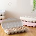 2 PCS 12  Box With Snap  On Egg Storage Box  Gray