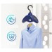 360 Degrees Rotating Solar Drying Rack Storage Artifact Clothes Hanger Clothes Dryer Bearing 5 kg  Blue