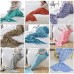 Mermaid Tail Knitted Blanket Fish Tail Blanket  Size  60x140cm  Gray