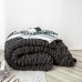 Handmade Thick Wool Knitted Blanket Sofa Chenille Stick Knitted Blanket  Size  80 x 100 CM  Black