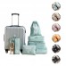 RH2203 6 In 1 Travel Portable Storage Bag Set Without Suitcase  Black