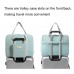 RH2202 Portable Foldable Travel Bag with Expansion Function  black