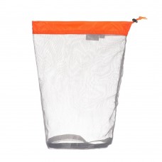 LUCKSTONE WSD2005020 Lightweight Mesh Organizing Storage Bag  Size  M  Gray Orange