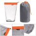 LUCKSTONE WSD2005020 Lightweight Mesh Organizing Storage Bag  Size  M  Gray Orange