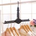 2 PCS Magic Multi  Functional Dual Hanger Folding Clothes Hanger Clothing Drying Rack