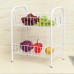 2 3 4 Layers Space Saving Kitchen Storage Baskets Trolley Rack with Wheels