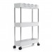 3 4 Tiers Slim Trolley Storage Holder Rack Desktop Organizer Kitchen Bathroom